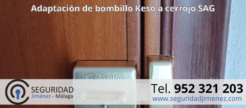 Adaptación de bombillo Keso a cerrojo SAG Adaptación de bombillo Keso a cerrojo SAG