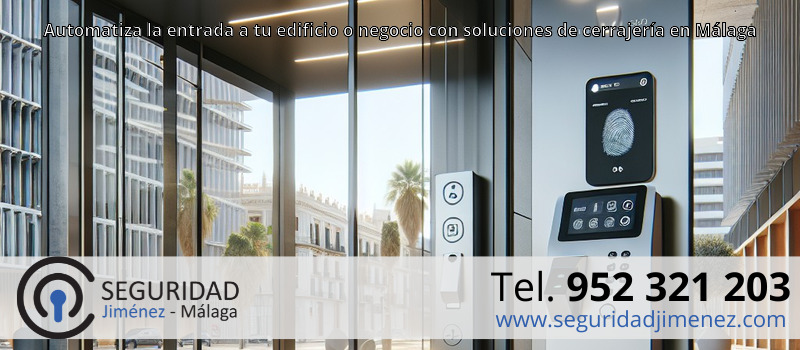 Automatiza la entrada a tu edificio o negocio con soluciones de cerrajería en Málaga Automatiza la entrada a tu edificio o negocio con soluciones de cerrajería en Málaga