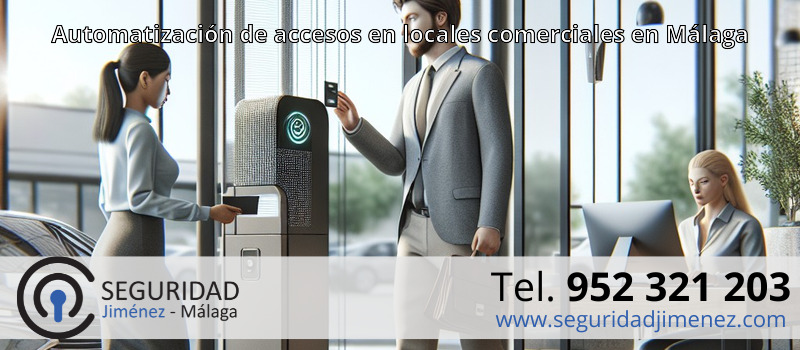 Automatización de accesos en locales comerciales en Málaga Automatización de accesos en locales comerciales en Málaga