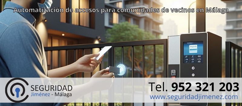 Automatización de accesos para comunidades de vecinos en Málaga
