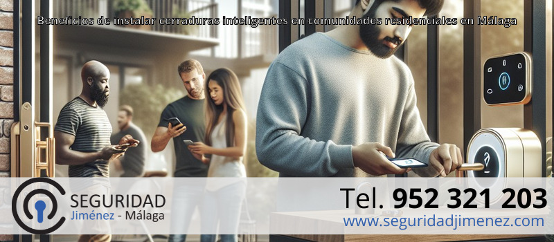 Beneficios de instalar cerraduras inteligentes en comunidades residenciales en Málaga