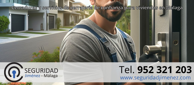 Cerraduras y servicios de cerrajería de confianza para viviendas en Málaga