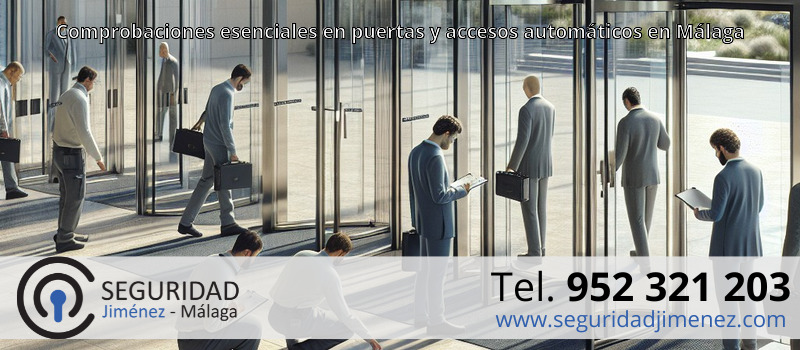 Comprobaciones esenciales en puertas y accesos automáticos en Málaga Comprobaciones esenciales en puertas y accesos automáticos en Málaga