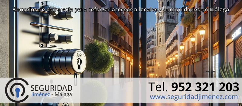Consejos de cerrajería para reforzar accesos a locales y comunidades en Málaga Consejos de cerrajería para reforzar accesos a locales y comunidades en Málaga