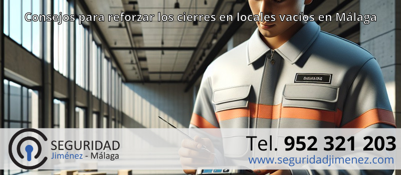 Consejos para reforzar los cierres en locales vacíos en Málaga Consejos para reforzar los cierres en locales vacíos en Málaga