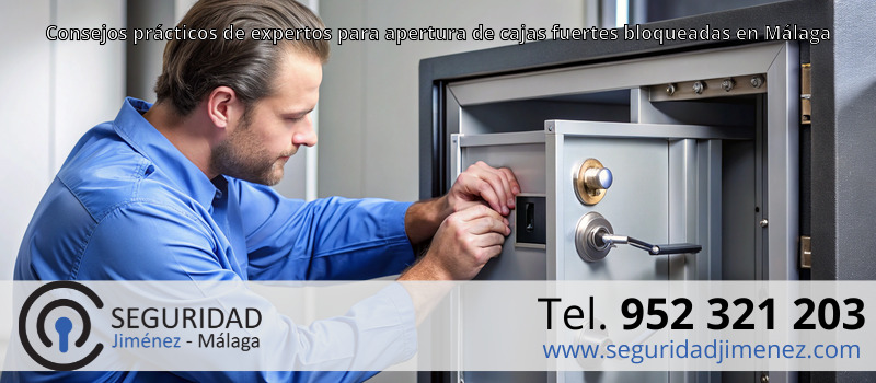 Consejos prácticos de expertos para apertura de cajas fuertes bloqueadas en Málaga