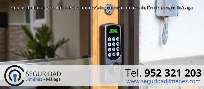 Copias de llaves y mandos evita imprevistos en las compras de fin de mes en Málaga