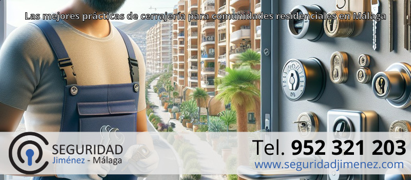 Las mejores prácticas de cerrajería para comunidades residenciales en Málaga Las mejores prácticas de cerrajería para comunidades residenciales en Málaga