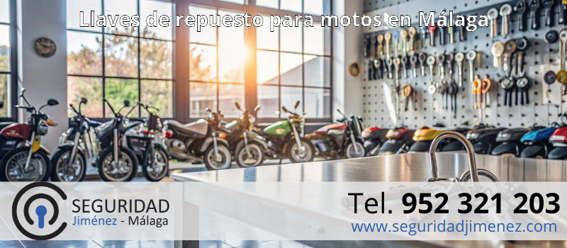 Llaves de repuesto para motos en Málaga