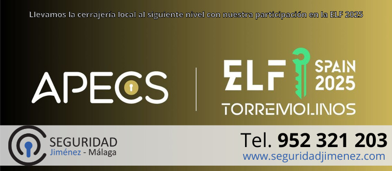 Llevamos la cerrajería local al siguiente nivel con nuestra participación en la ELF 2025 Llevamos la cerrajería local al siguiente nivel con nuestra participación en la ELF 2025