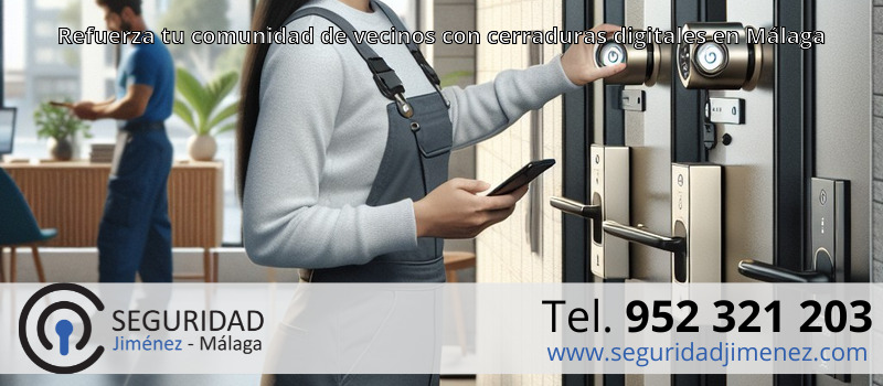 Refuerza tu comunidad de vecinos con cerraduras digitales en Málaga