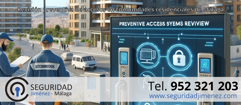 Revisión preventiva de accesos en comunidades residenciales de Málaga Revisión preventiva de accesos en comunidades residenciales de Málaga