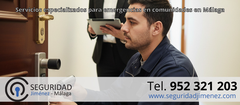 Servicios especializados para emergencias en comunidades en Málaga Servicios especializados para emergencias en comunidades en Málaga
