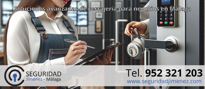 Soluciones avanzadas de cerrajería para negocios en Málaga