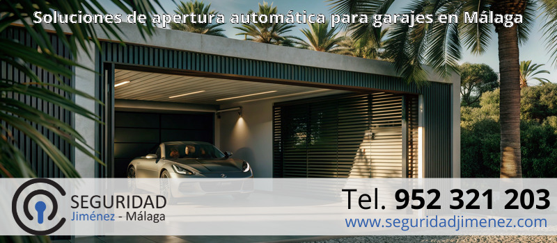 Soluciones de apertura automática para garajes en Málaga